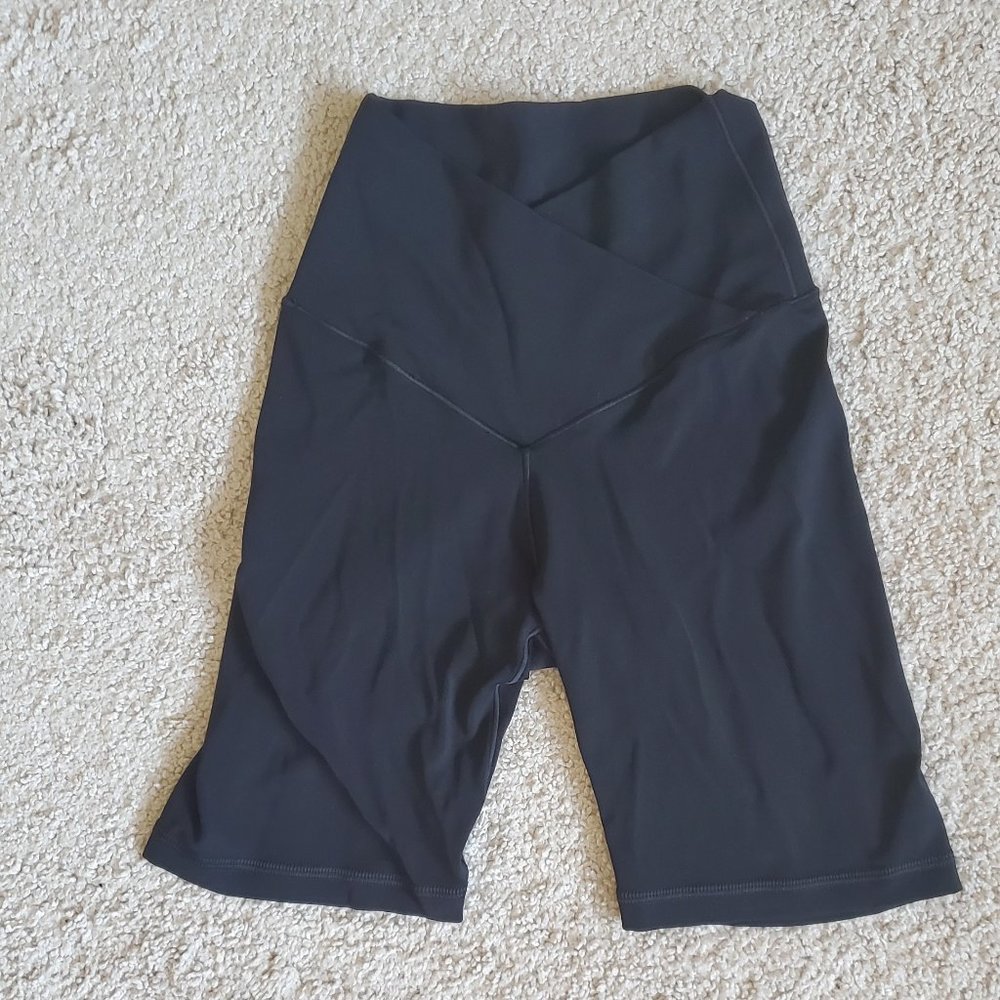 Aerie Real Me Wrap Crossover Waist Bike Short
